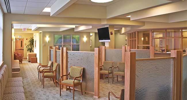 Photo of interior of the Center for OB/GYN