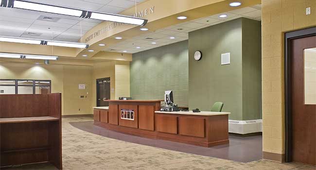 Photo of interior of North Smithfield Middle School